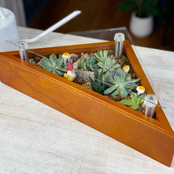 DIY: мини-версия крытого садового стола