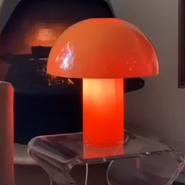 Стильная лампа-гриб своими руками