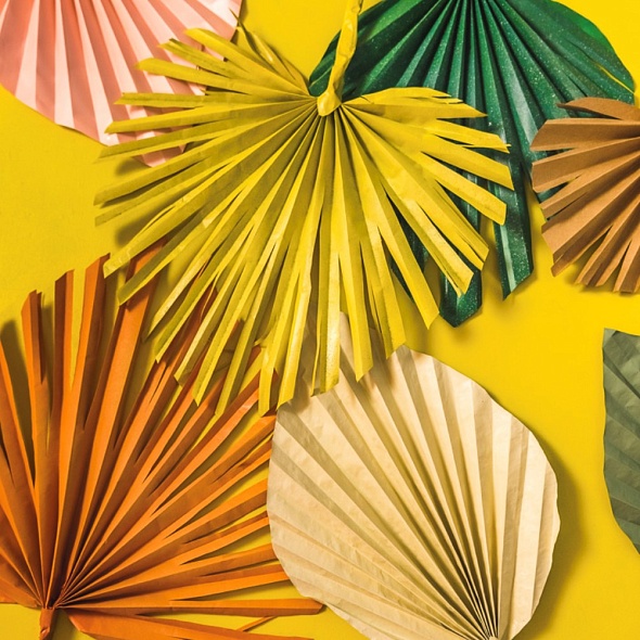 DIY: Пальмовые листья для детской комнаты