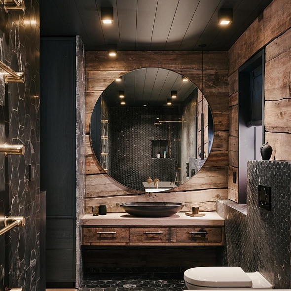 10 ванных комнат, которые поддерживают тренд натурального дерева