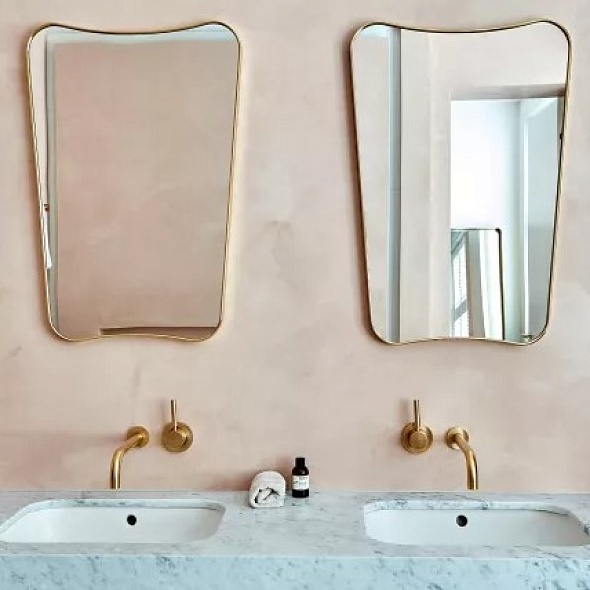 Способы стильно текстурировать стены в ванной